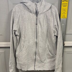 Lululemon Scuba Gray Full Zip-Up Hoodie